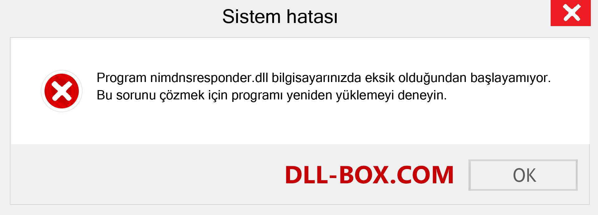 nimdnsresponder.dll dosyası eksik mi? Windows 7, 8, 10 için İndirin - Windows'ta nimdnsresponder dll Eksik Hatasını Düzeltin, fotoğraflar, resimler